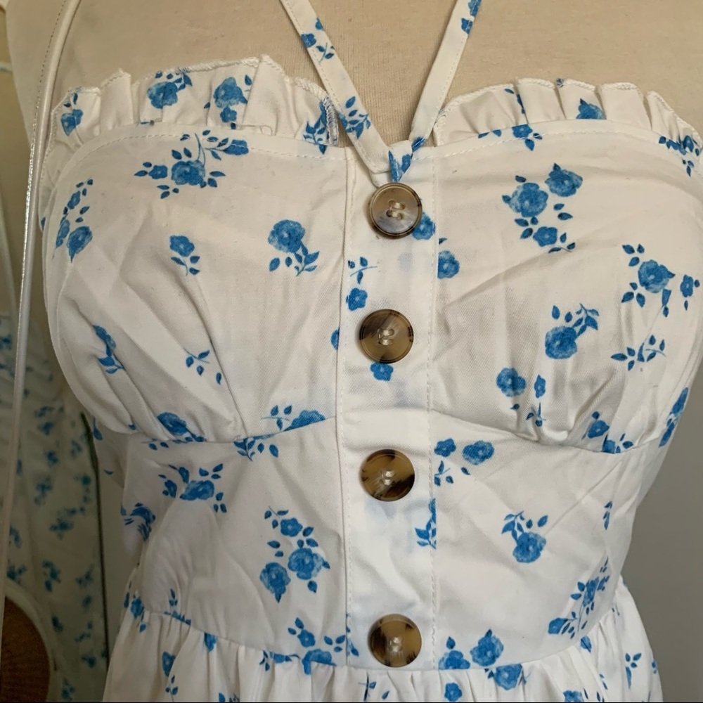 🌸 Floral Summer/Spring Ruffled Dress - Picture 3 of 5